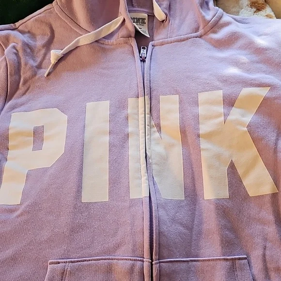 PINK VS Purple Hoodie Size M - Picture 2 of 7